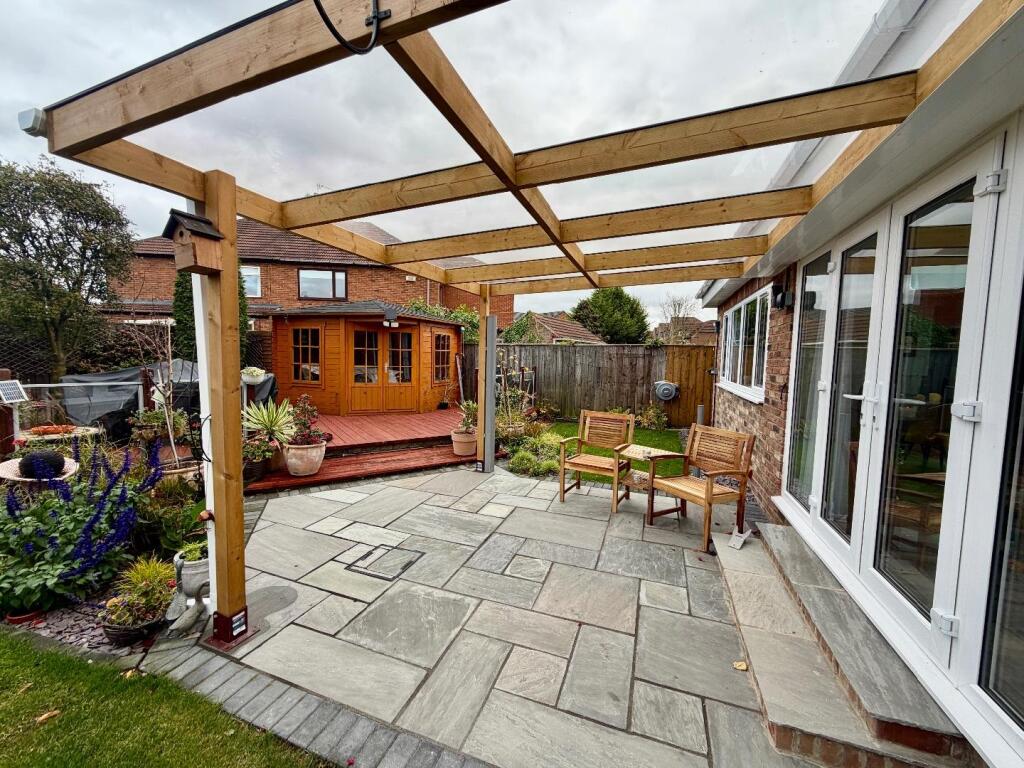 Rear Patio under Pergola