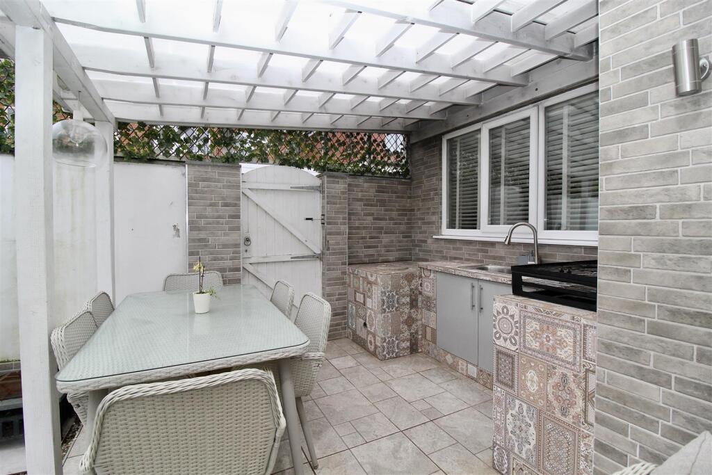 Covered Seating Area/ Outside Kitchen