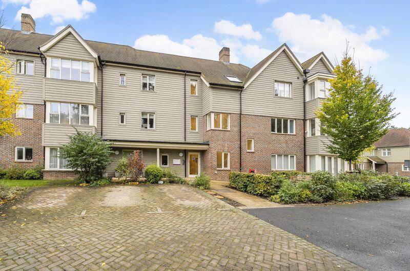 Main entrance to the apartment block
