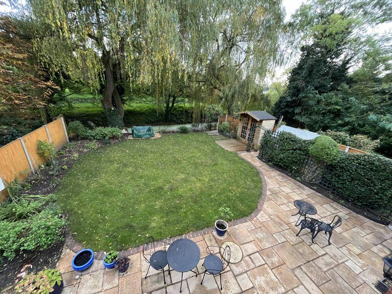 Overhead View of Rear Garden