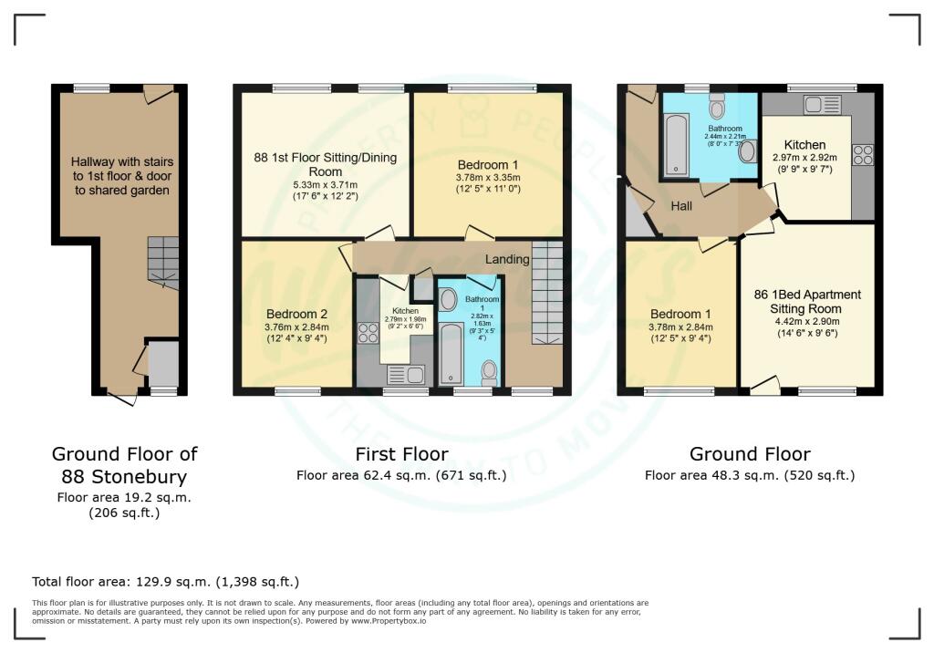 2D_Plan_1 - Ground floor &amp; 1st floor (88), Ground 