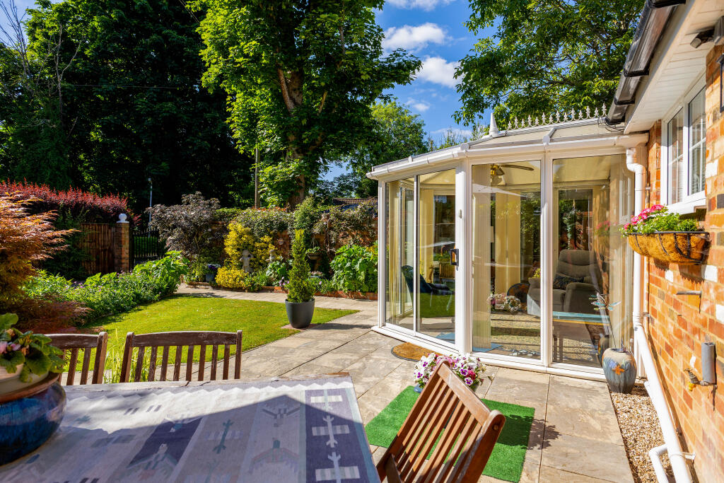 Terrace and Conservatory