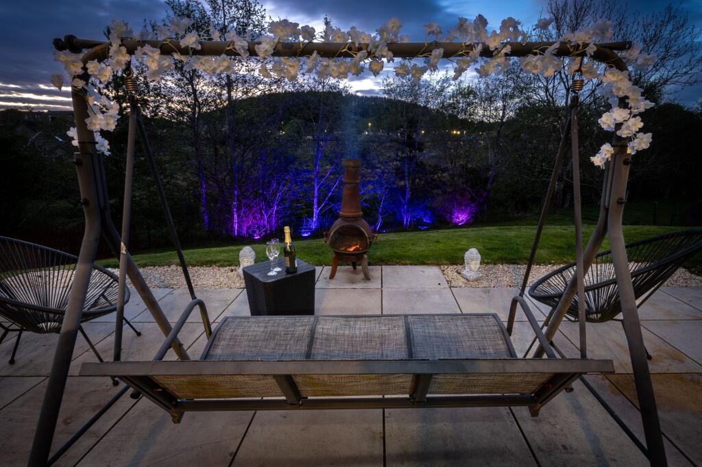 Rear Garden - Twilight Shot
