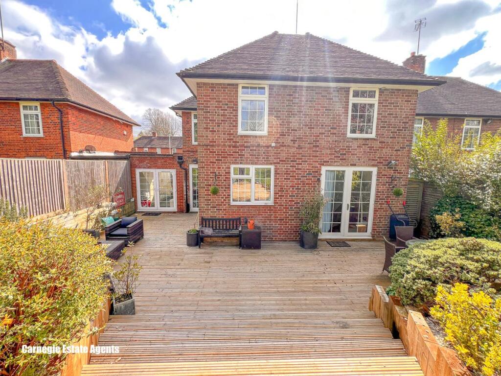 Decked terrace