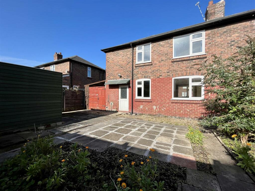 Rear of Property