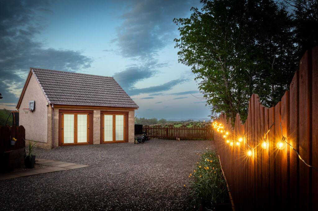 Rear Garden - Twilight Shot