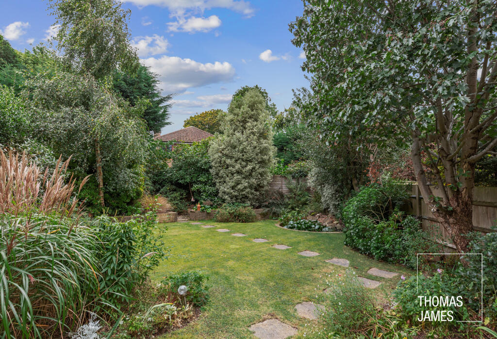 Meadway, SW facing garden