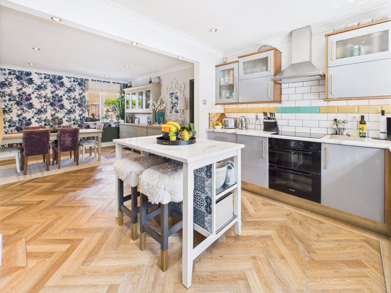 Kitchen through to Dining Room