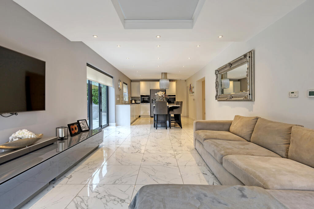 Kitchen/Family room with  Lantern Light Window and