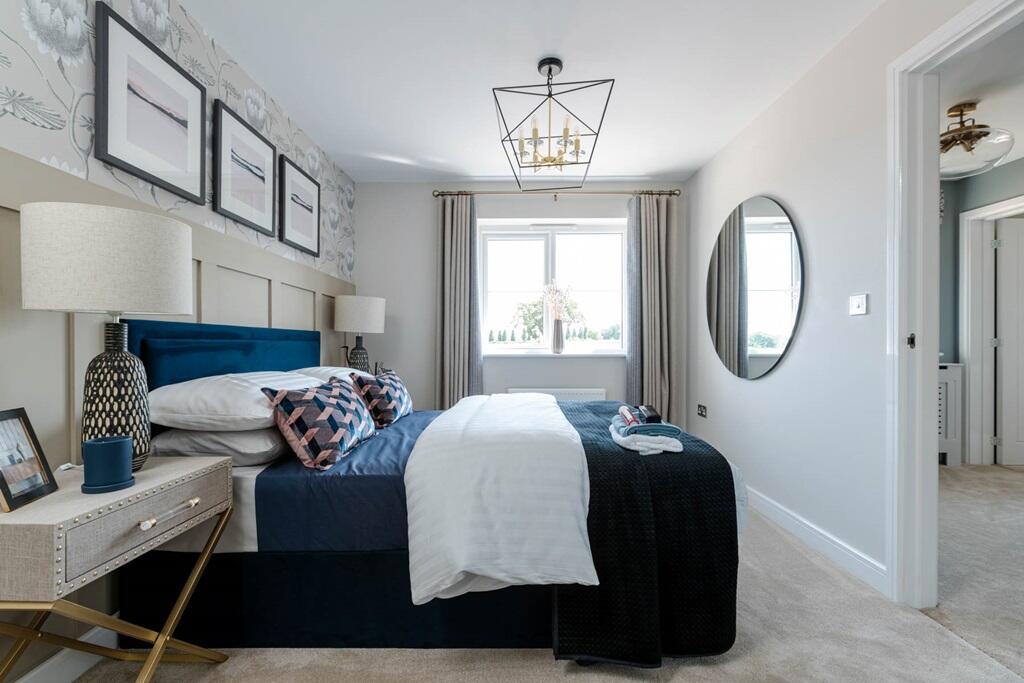 Bedroom three on the first floor will wow your guests