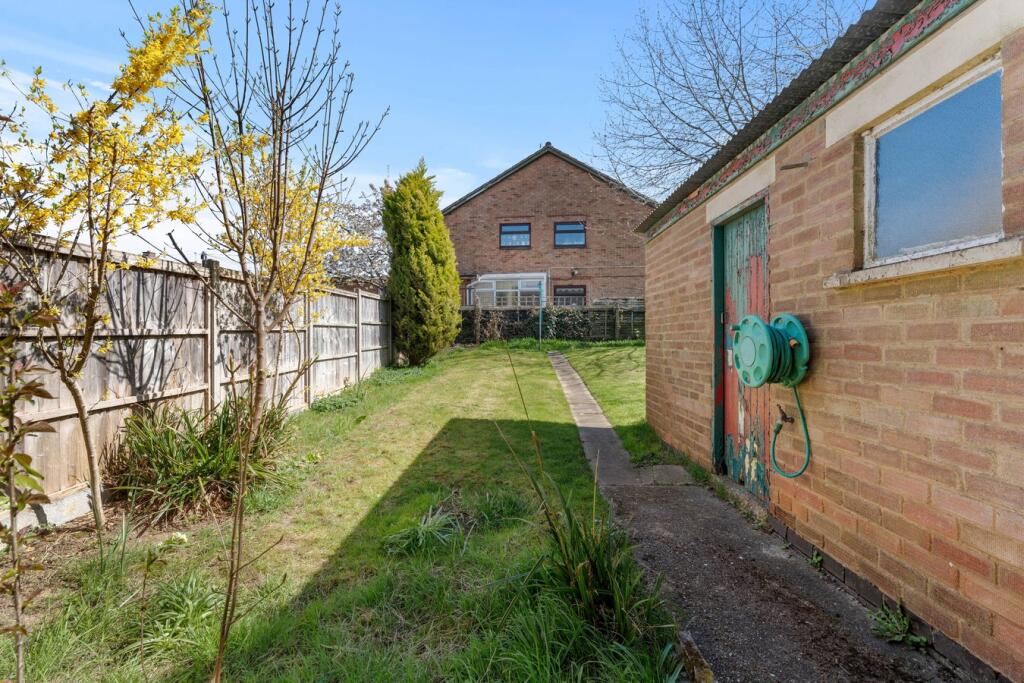 Rear Garden and Shed