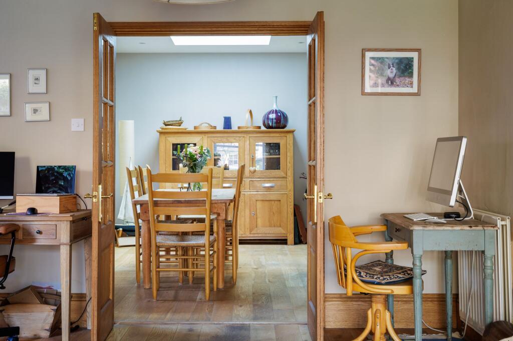 View From Sitting Room Into Dining Room