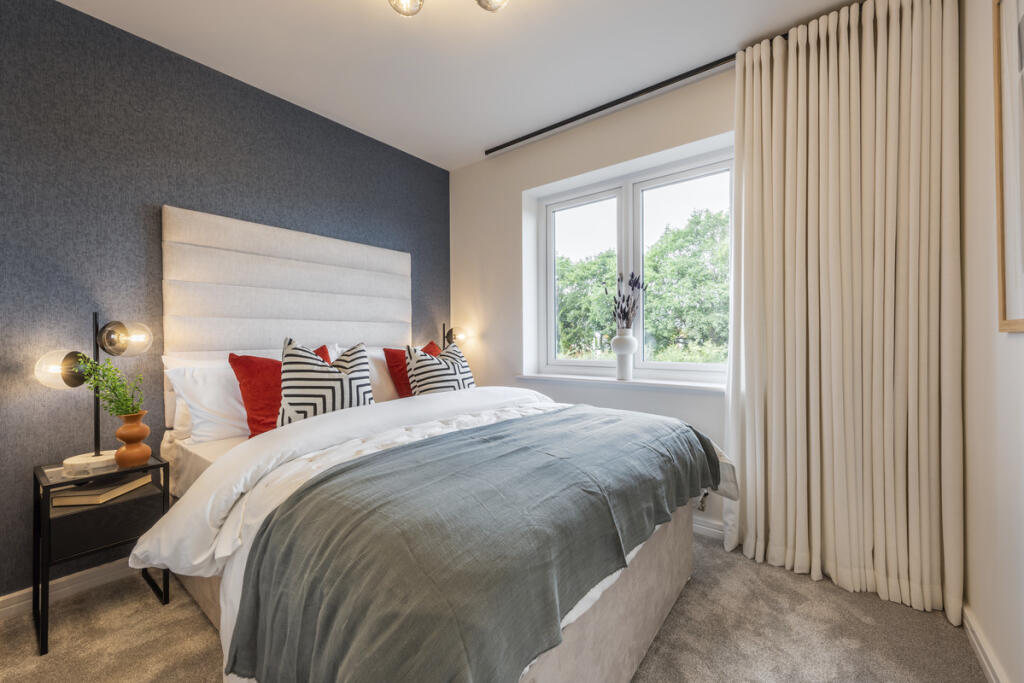 Indicative Bedroom, Contemporary Modern Decoration