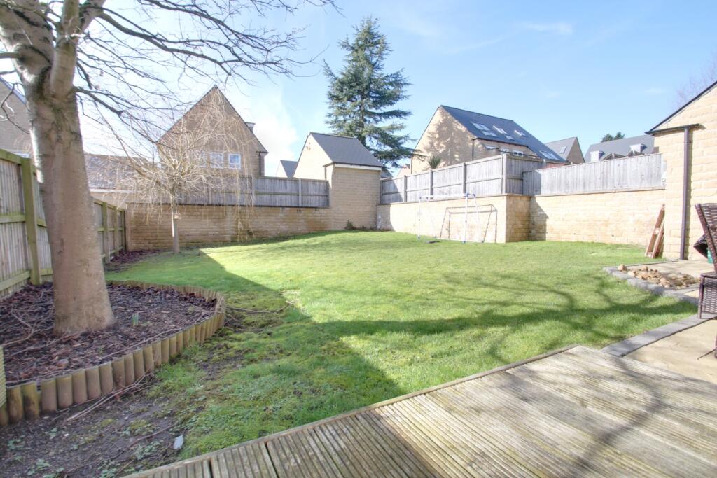 Rear garden showing the patio