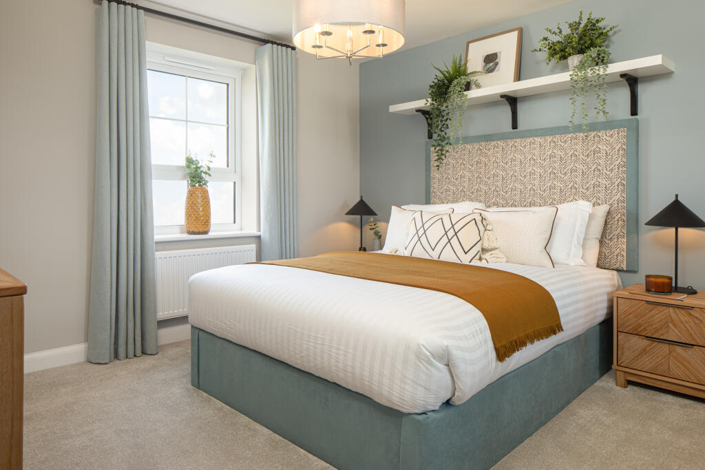 Second bedroom in the Marlowe 5 bedroom home