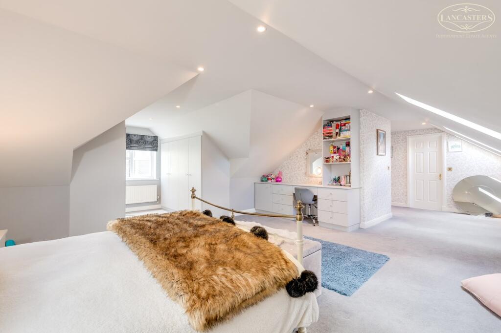 Master bedroom suite 