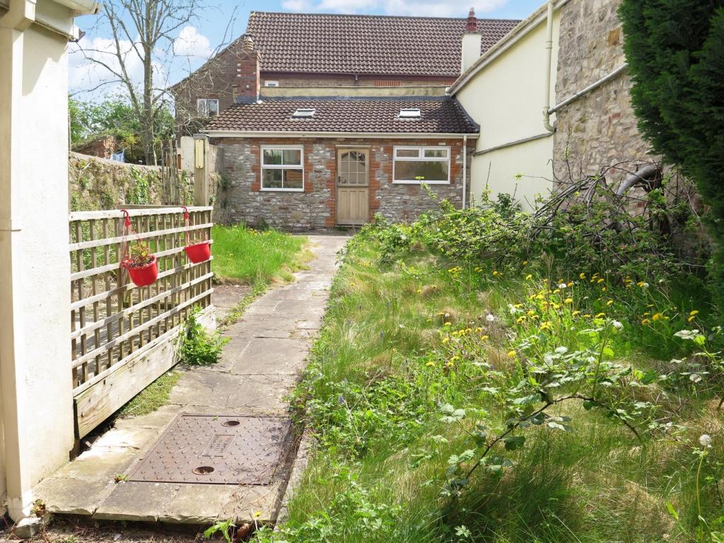 Rear garden to garde