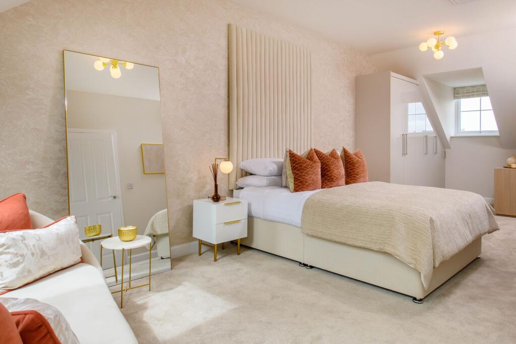 norbury main bedroom with dressing area and en suite