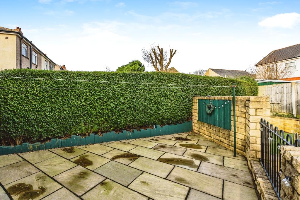 Rear patio