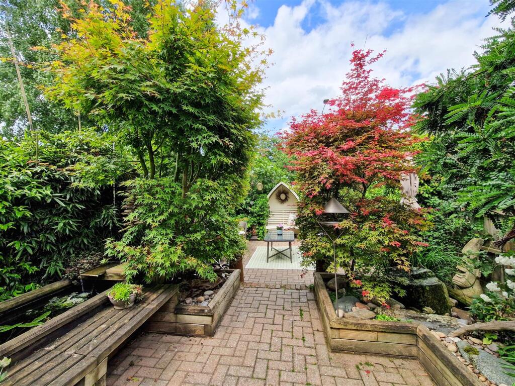 Mature garden