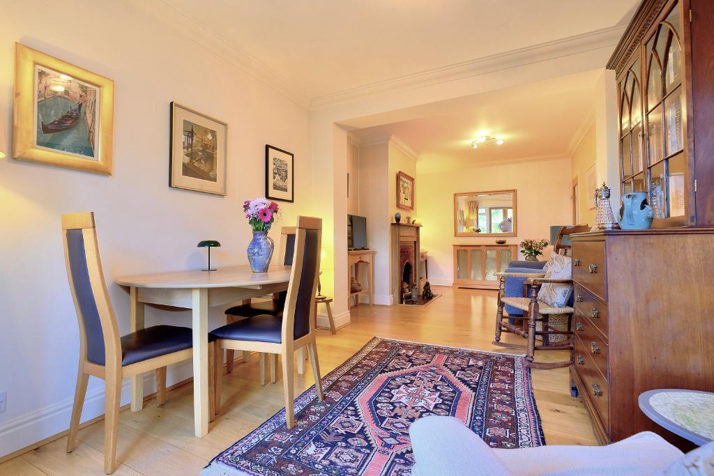 TV / family room with dining room