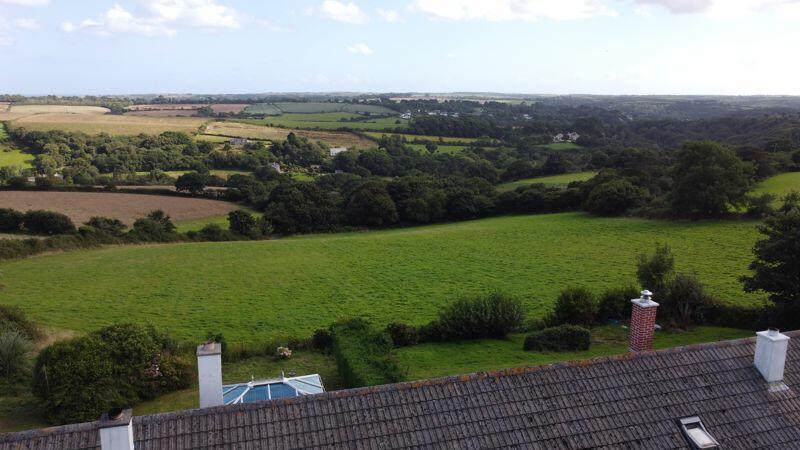 View across Cornish countryside