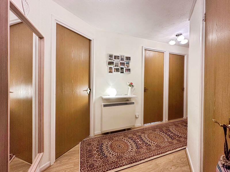 Spacious Hallway with Utility