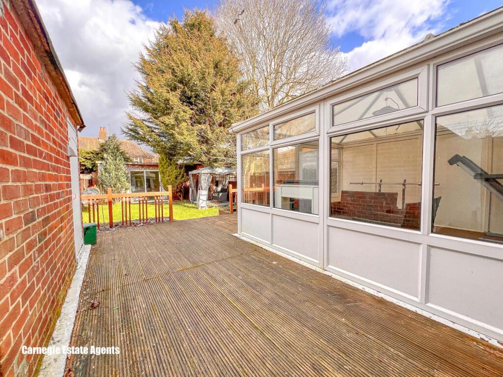 Decked terrace
