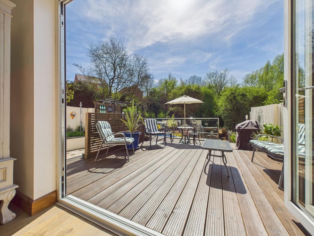Lounge onto Decked Terrace