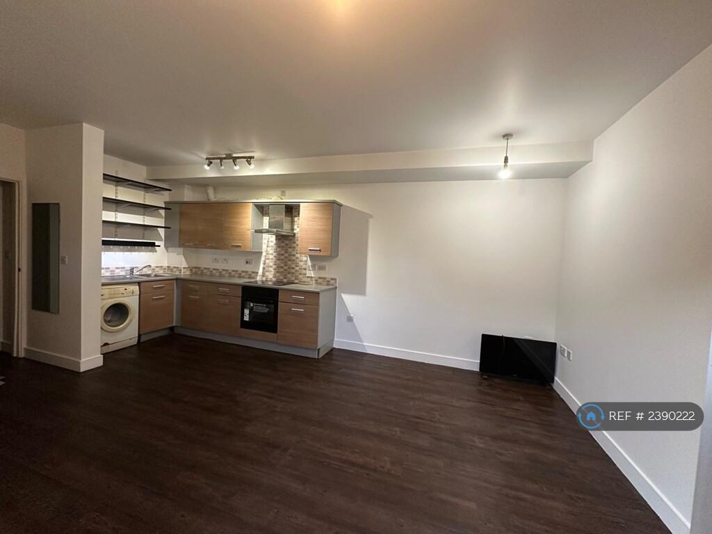 Living Room And Open Kitchen