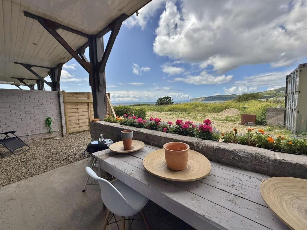 Private patio outside space and view
