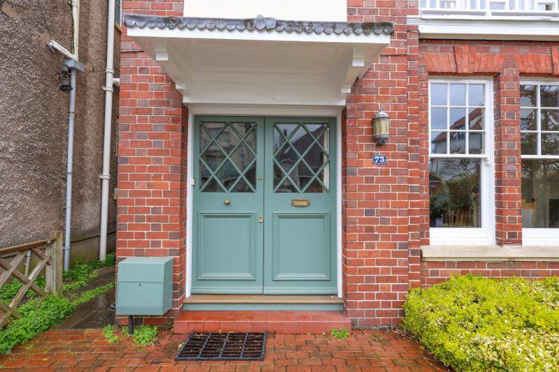 Original double front doors