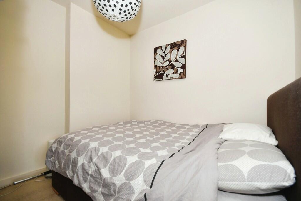 Open plan bedroom...