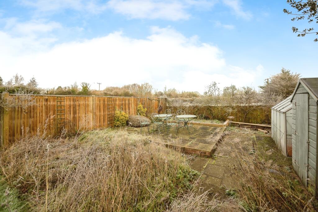 Rear garden