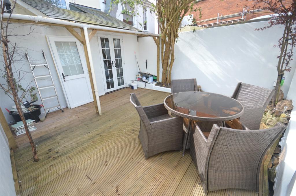 Rear courtyard
