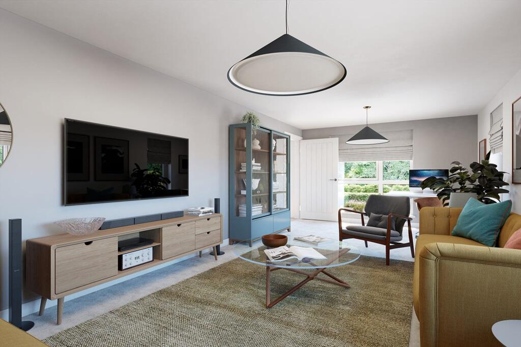 The spacious lounge has room for the whole family