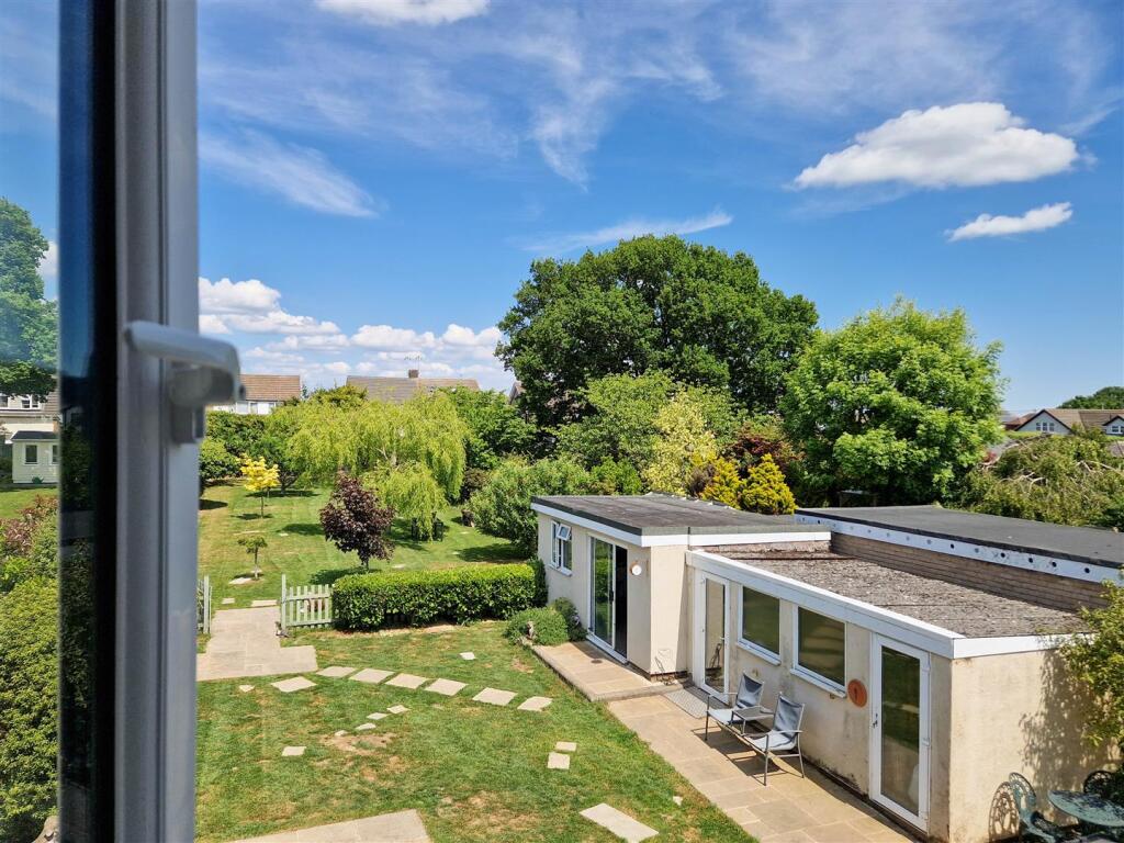 View over the garden
