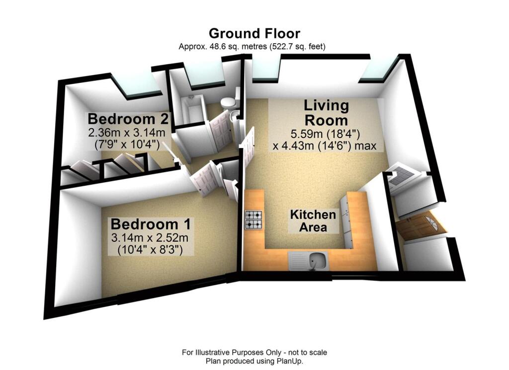 Trinity Court, York, 3D