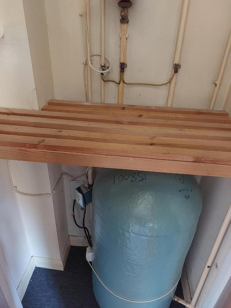 Airing cupboard in entrance hall