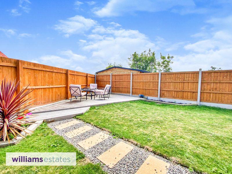 rear decked area