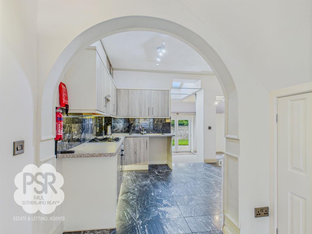 Archway into the Kitchen