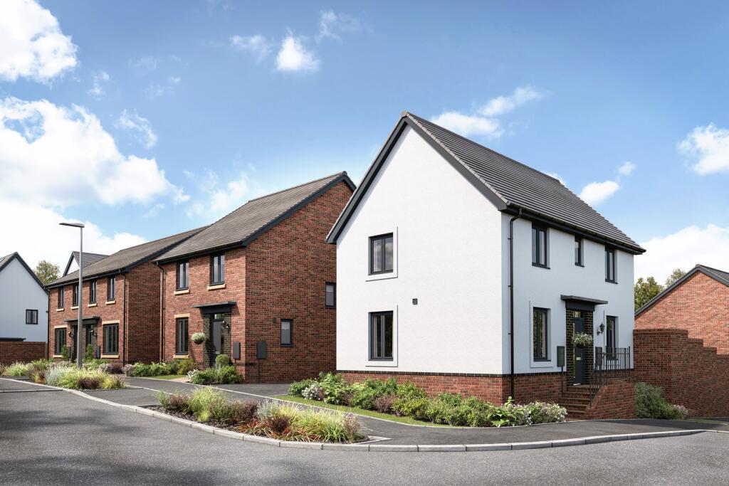 Illustrative image of homes at Pentref Llewelyn