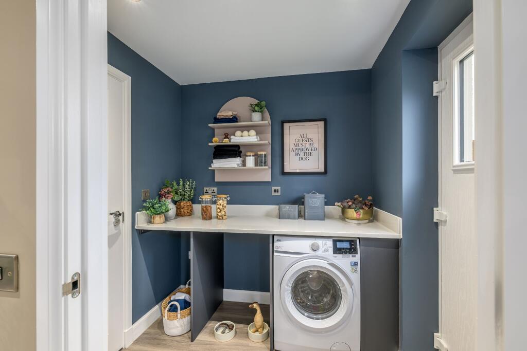 Utility room in 4 bedroom home