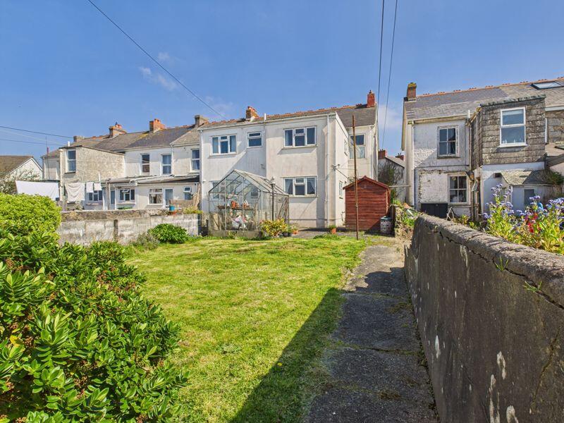 rear elevation and garden