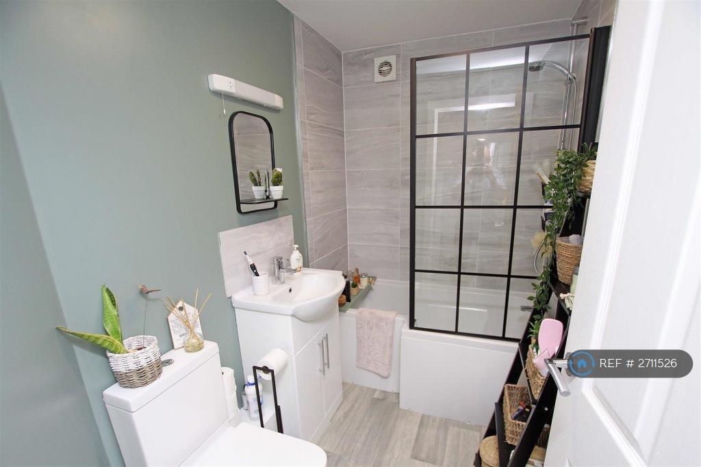 Family Bathroom, Extractor Fan &amp; Shower Over Bath