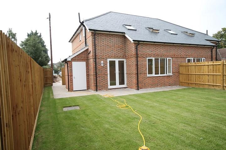 Rear of property