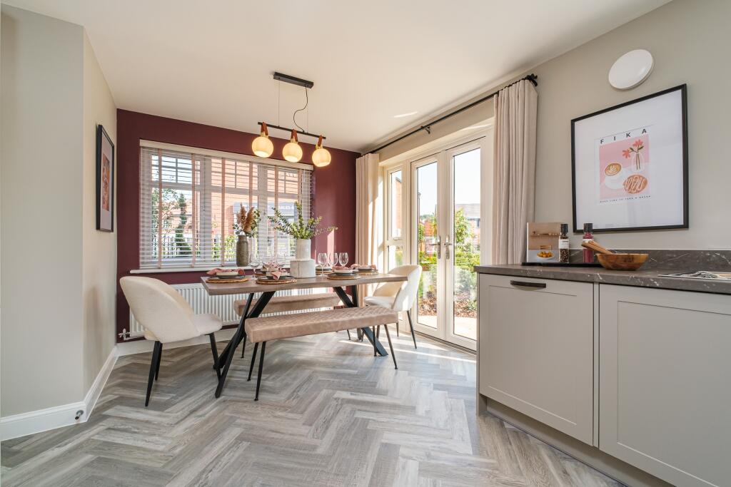 Interior view of the kitchen &amp; dining space in our Ennerdale home