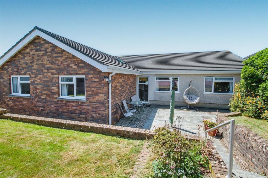 Rear of property