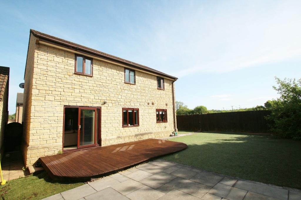 Rear of property