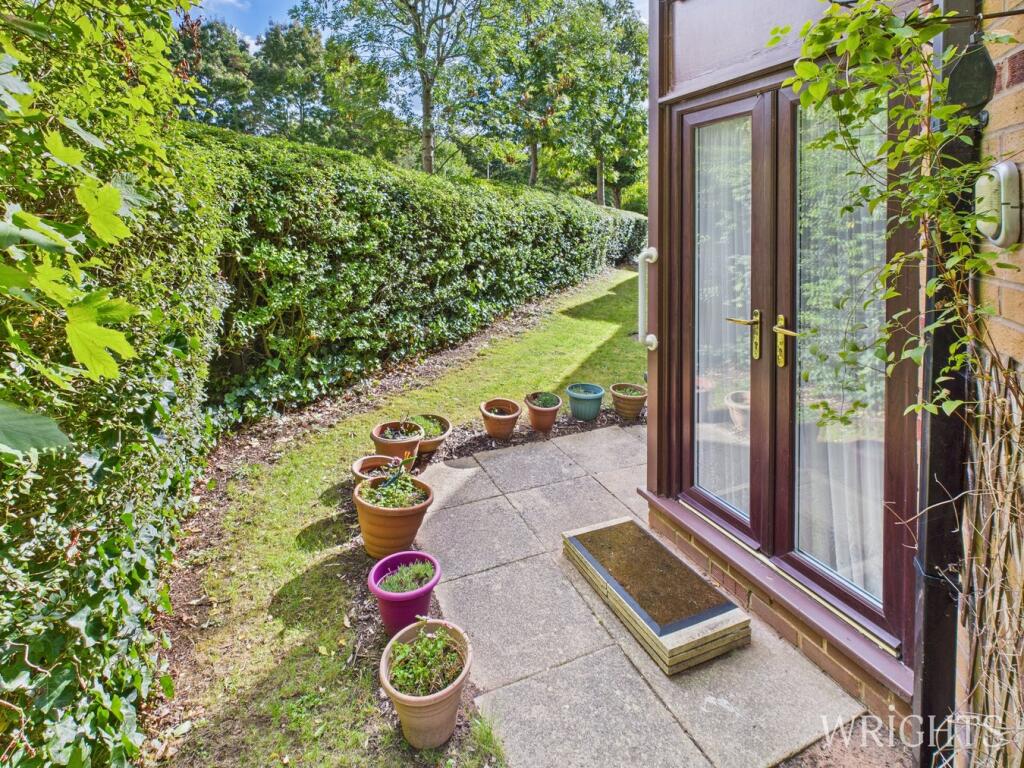 Private patio area